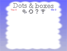 Tablet Screenshot of dotsandboxes.org